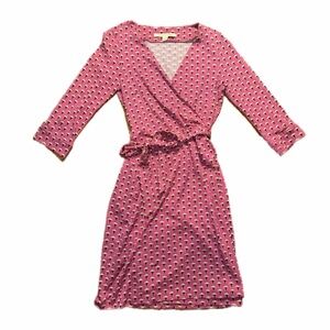 Diane Von Furstenberg Pink Mini Dress